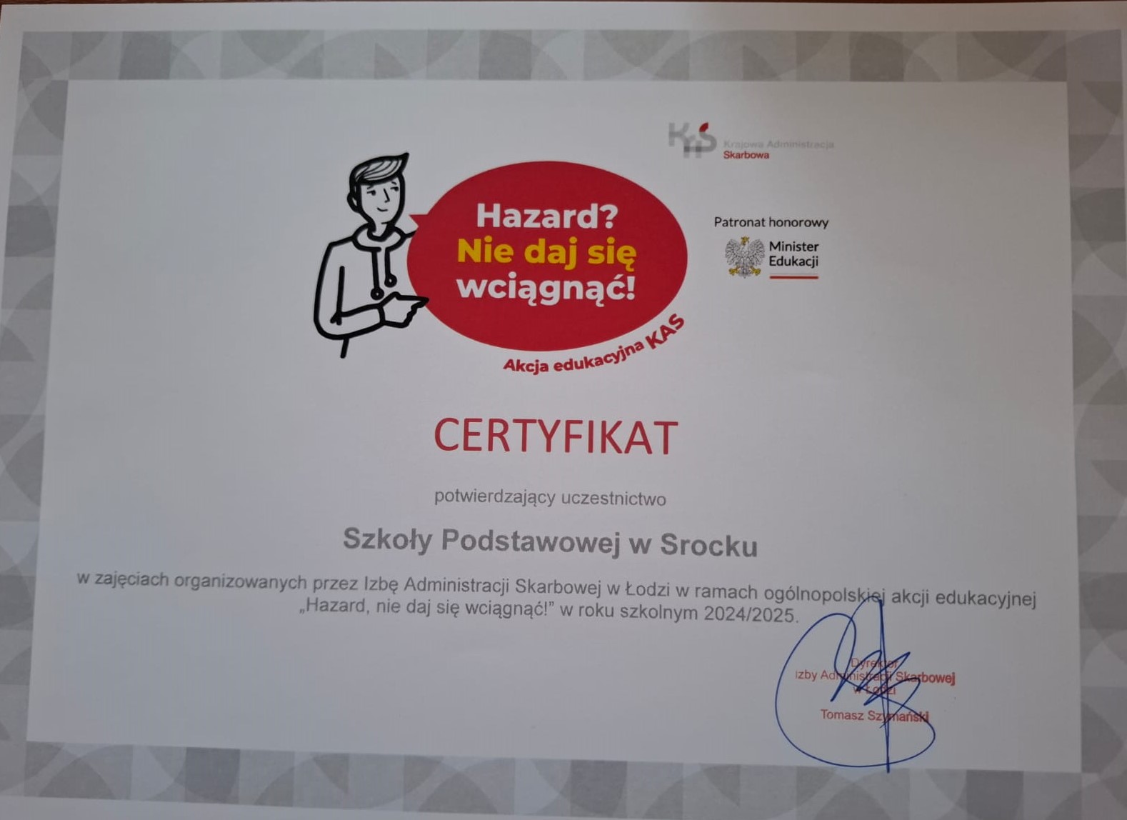 certyfikat