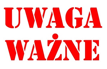 Ważna informacja